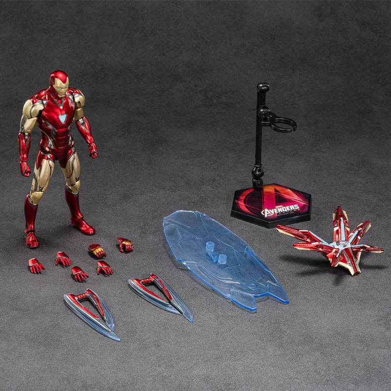 Iron Man Original Marvel 10th Anniversary Edition - Iron Man MK85 1.0 Not Glow 1/10 Action Figures 18cm 7in