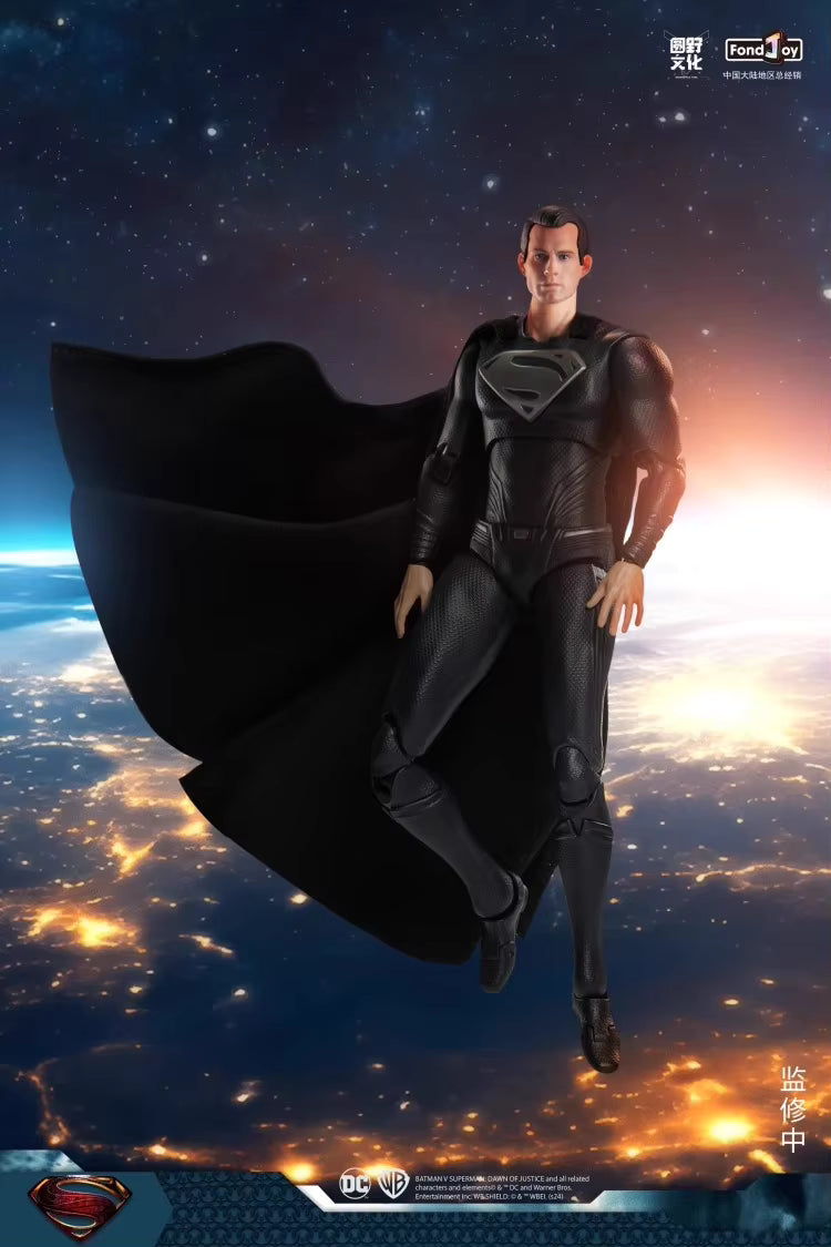 DC Black Superman Action Figure
