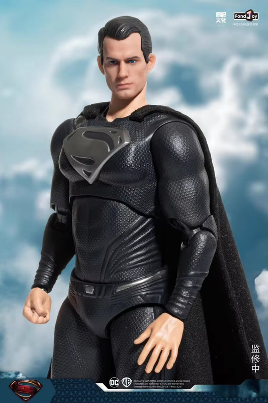 DC Black Superman Action Figure