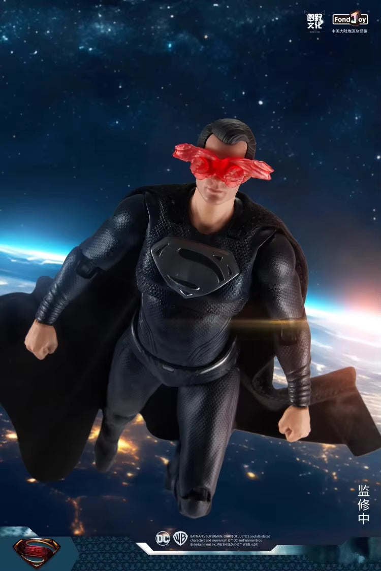 DC Black Superman Action Figure