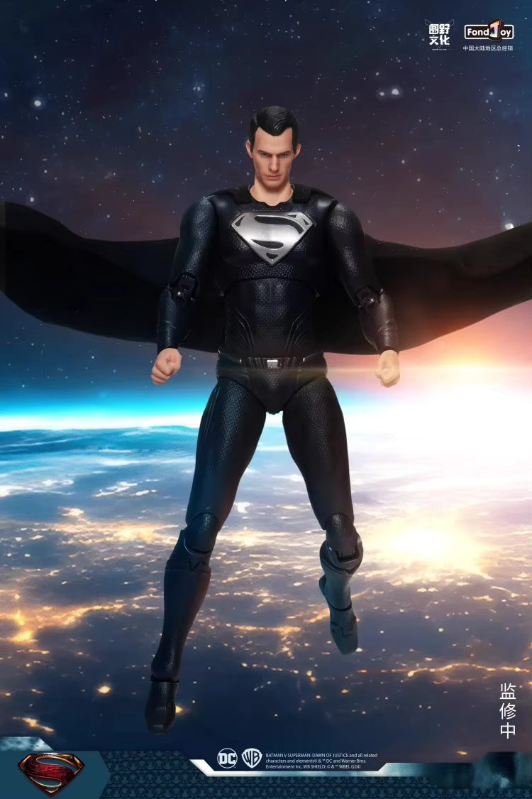 DC Black Superman Action Figure