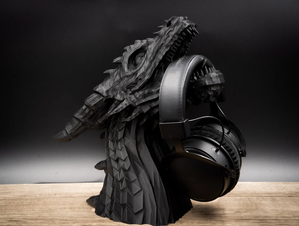 Name: Dragon Head Headphone Stand – Mythical Guardian