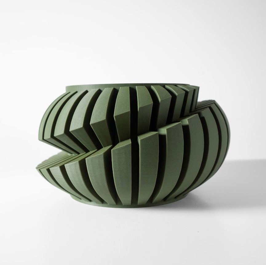 GeoTwist 3D Printed Planter