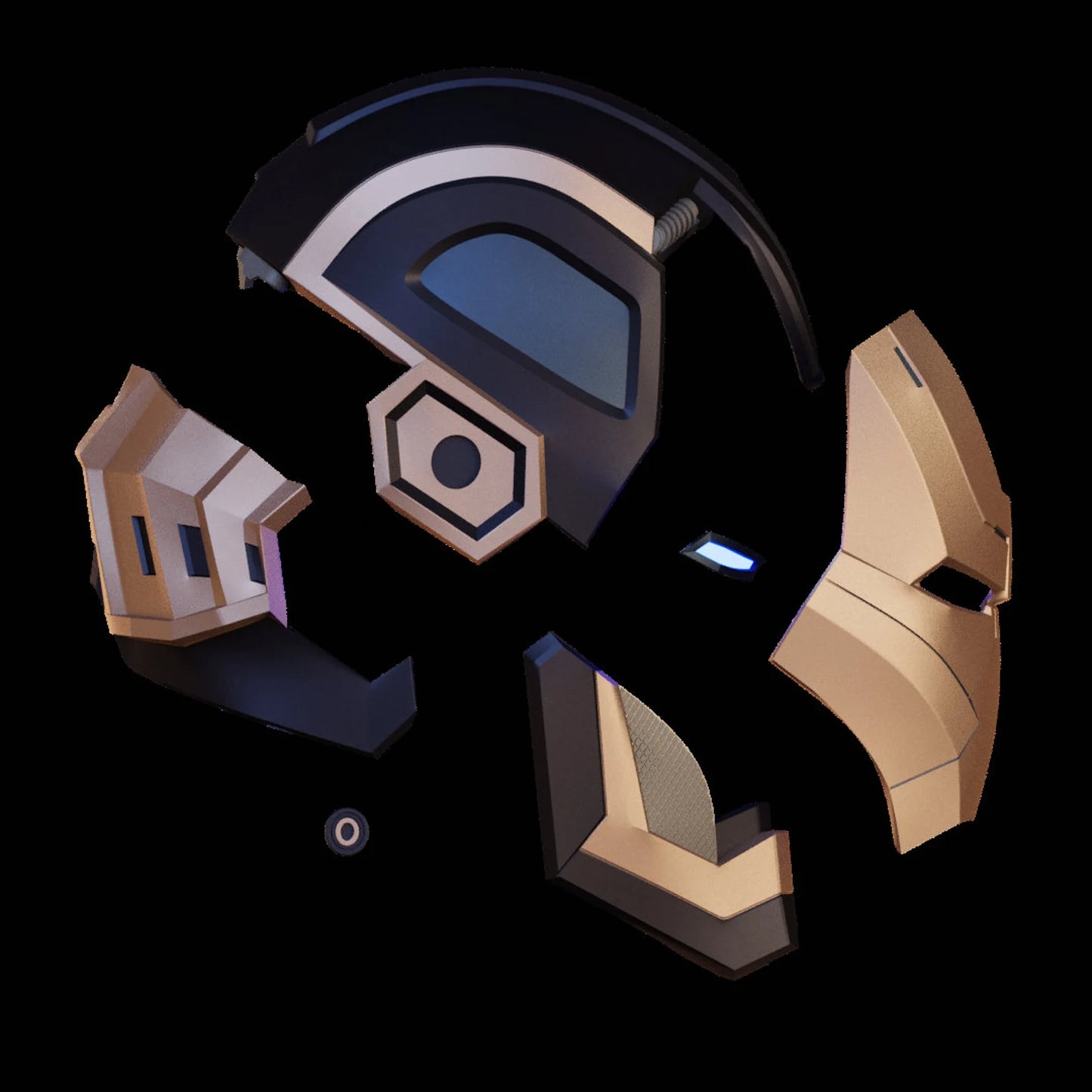 Iron Man MK39 "Starboost" 3D-Printed Helmet