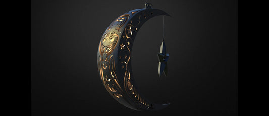 Lunar Elegance 3D Printed