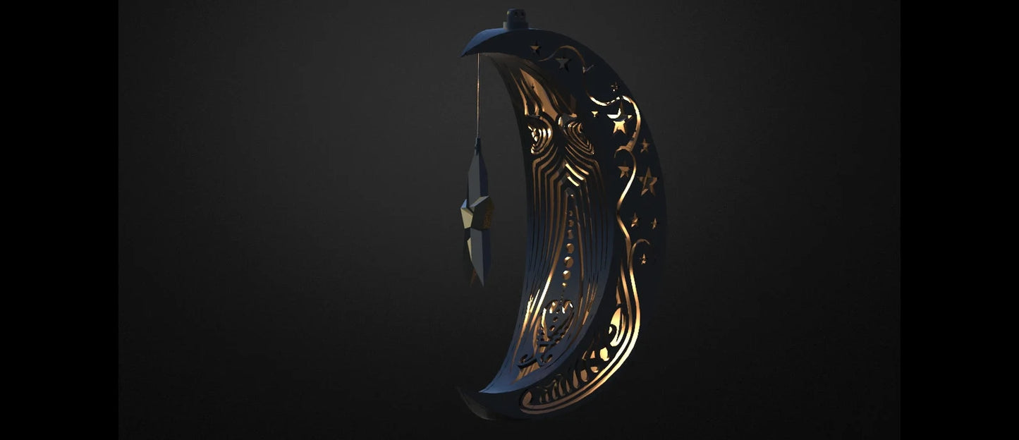 Lunar Elegance 3D Printed