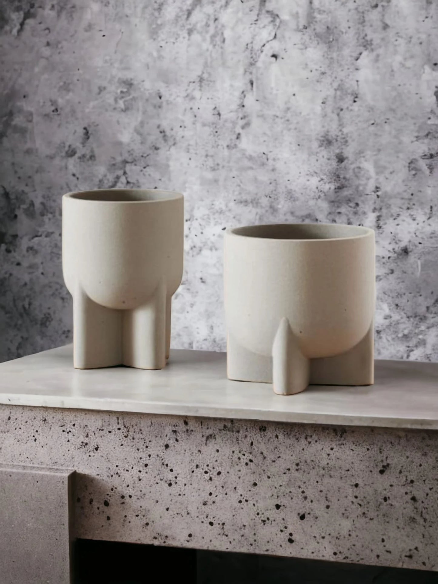 Abstract Figure Planter Set 3D Printed