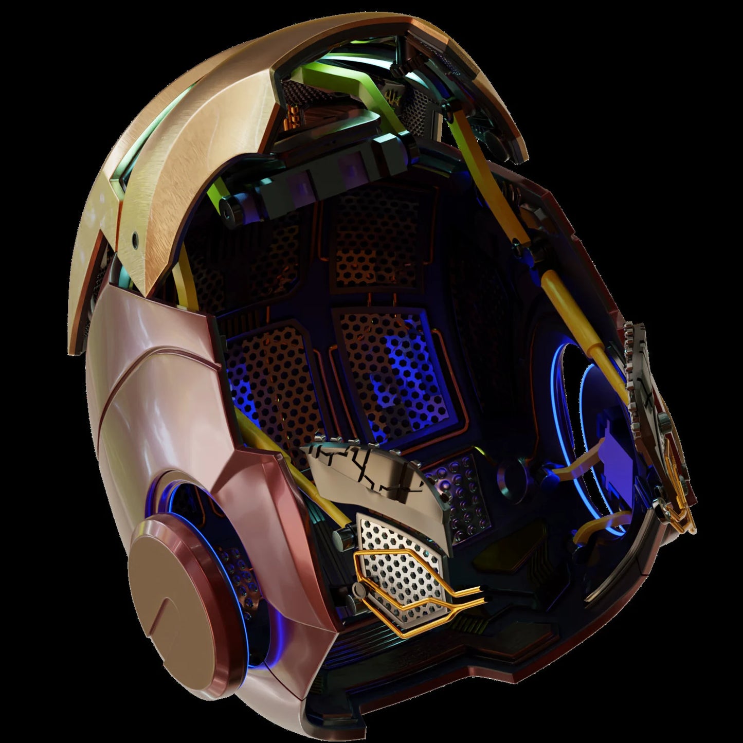 Iron Man MK7 3D-Printed Helmet – Moveable Faceplate