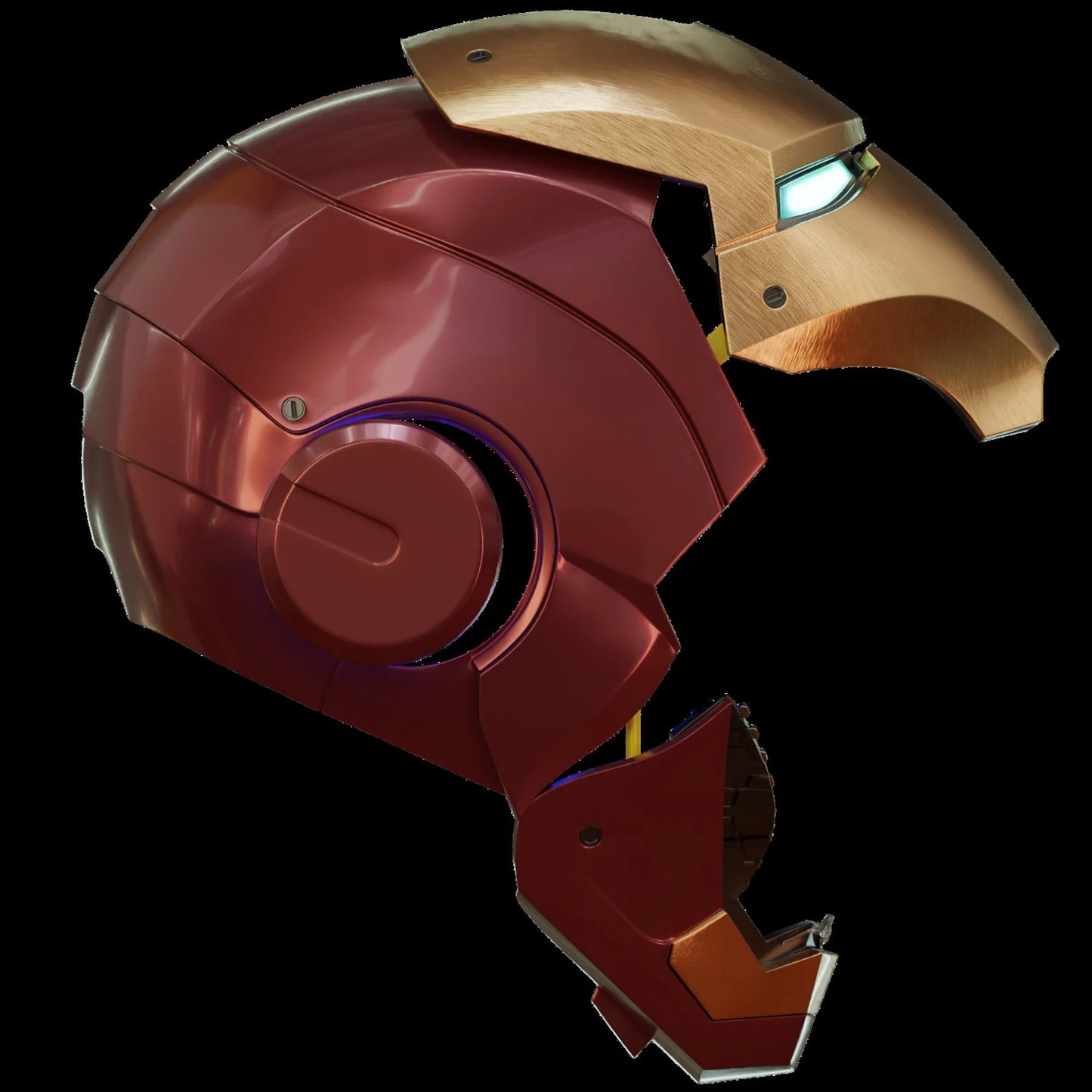 Iron Man MK7 3D-Printed Helmet – Moveable Faceplate