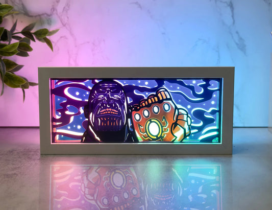 Thanos LED Night Light Box | Color Changing | USB Plug + Remote