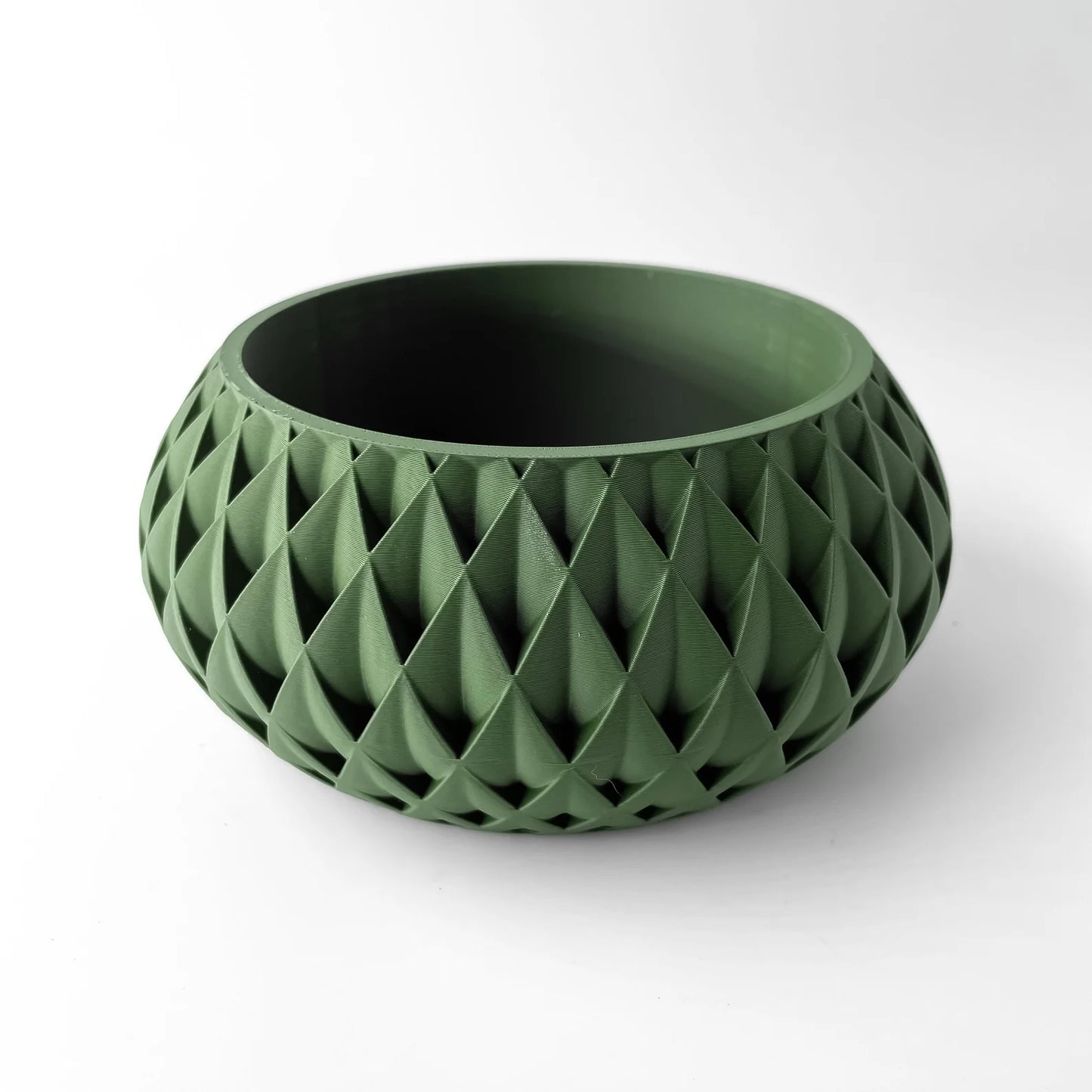 Emerald Prism Planter 3D-Printed