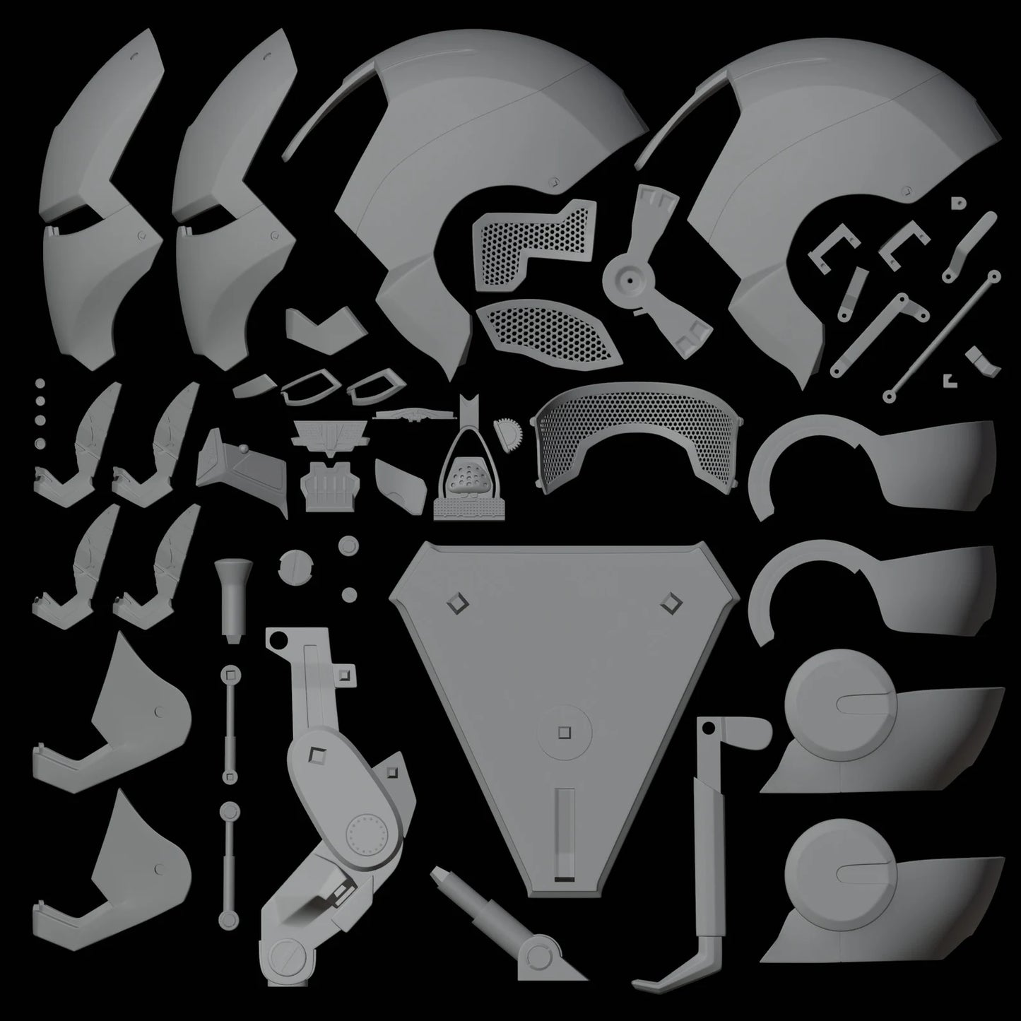 Iron Man MK5 3D-Printed Helmet