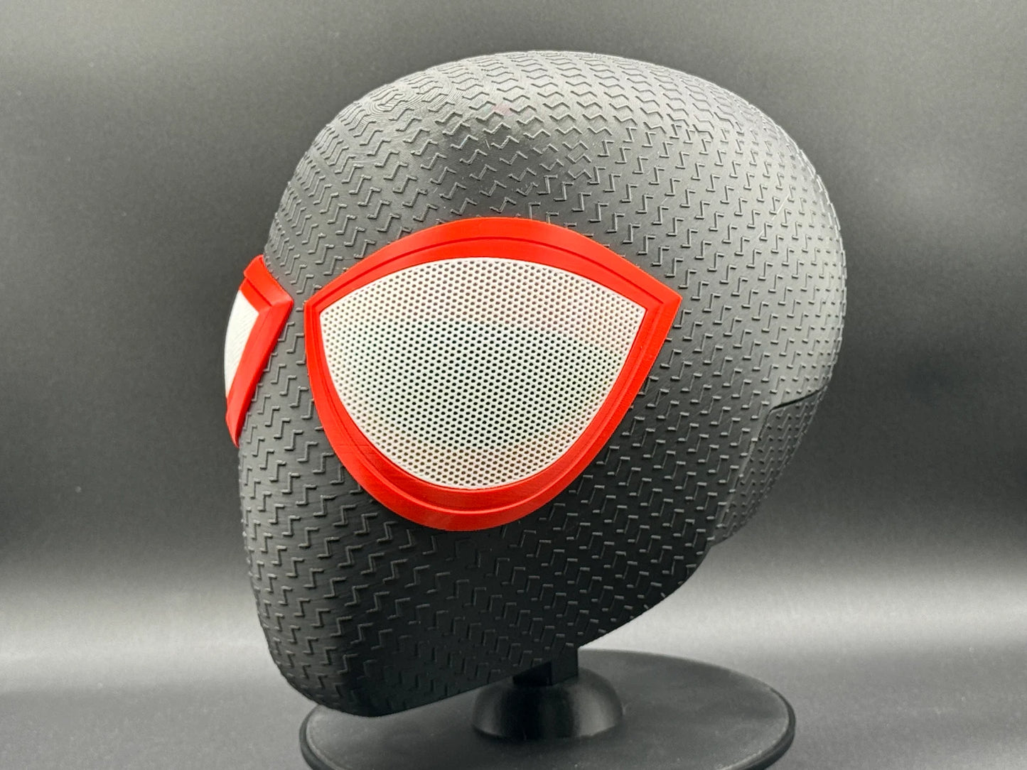Animated Miles Morales Spiderman Mask 3D Printed