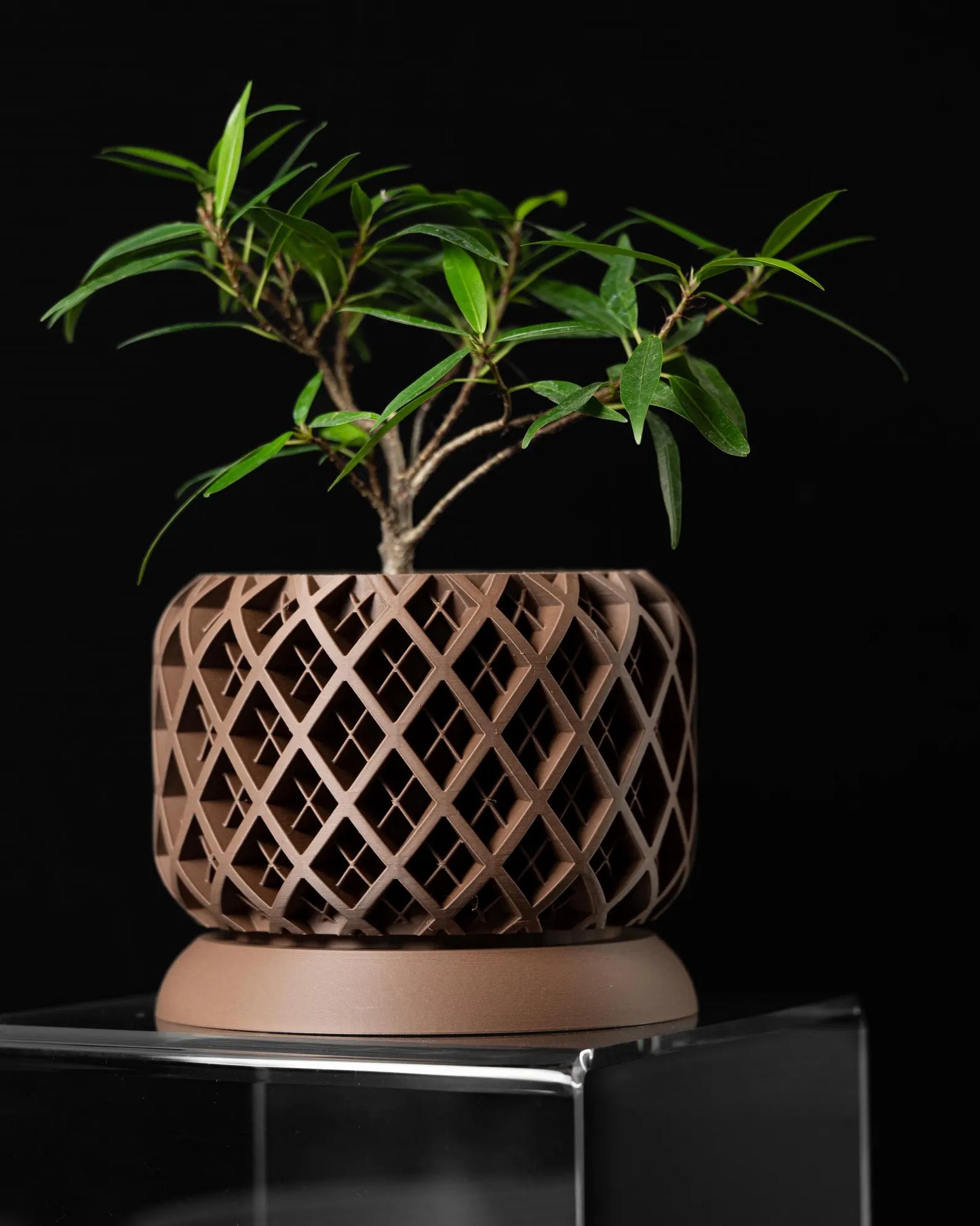 GeoGrid 3D-Printed Planter
