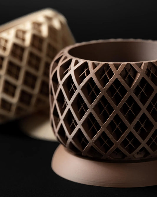 GeoGrid 3D-Printed Planter