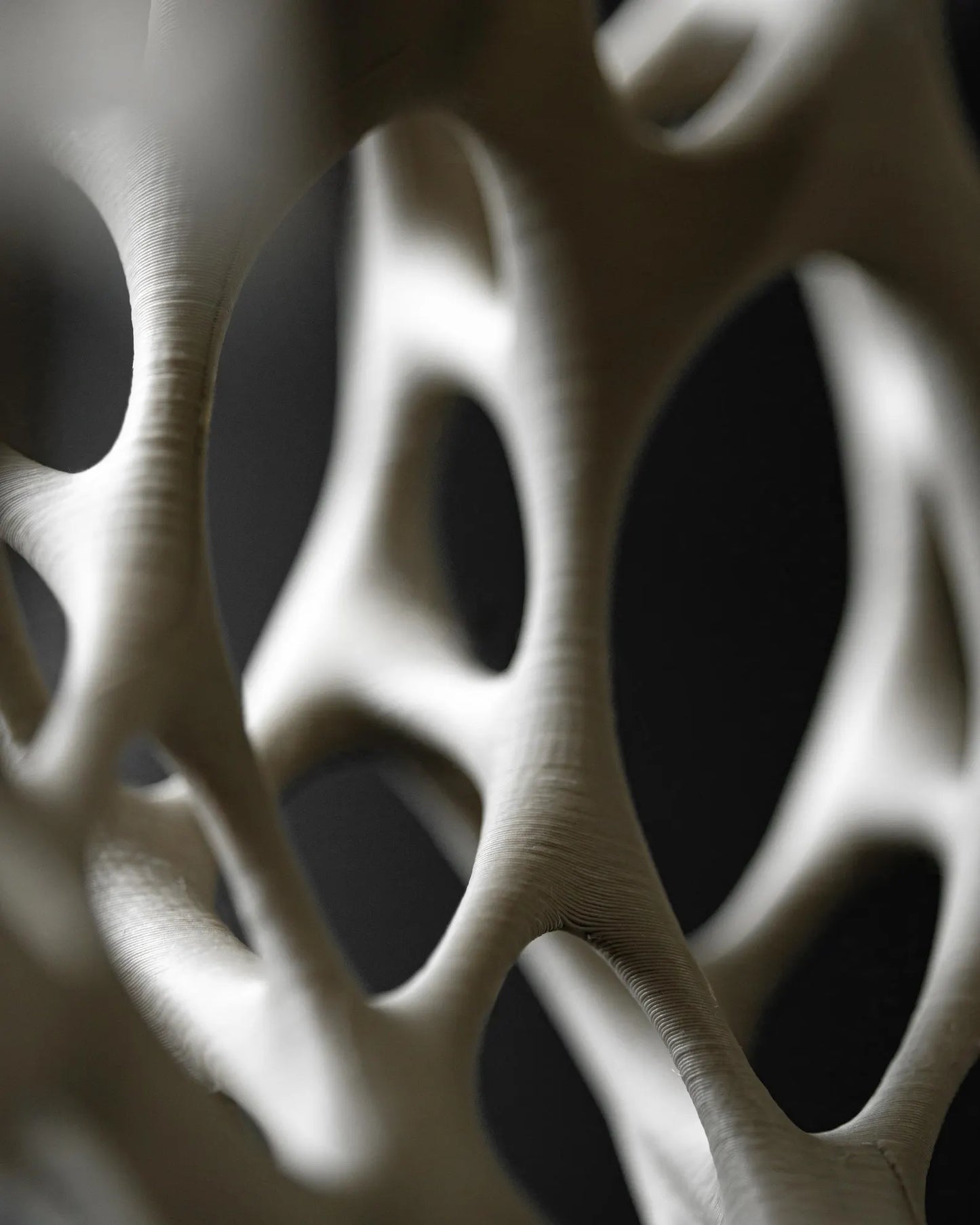 Organic Hive Pendant Light 3D-Printed