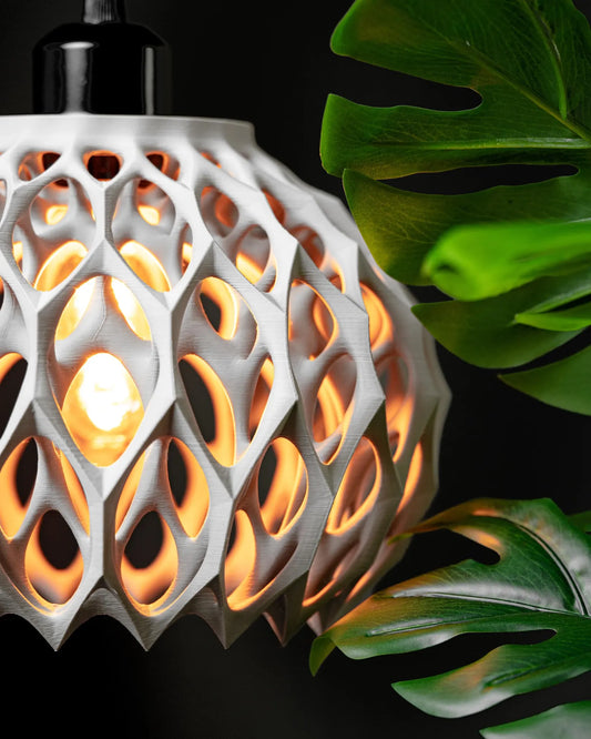 Organic Hive Pendant Light 3D-Printed