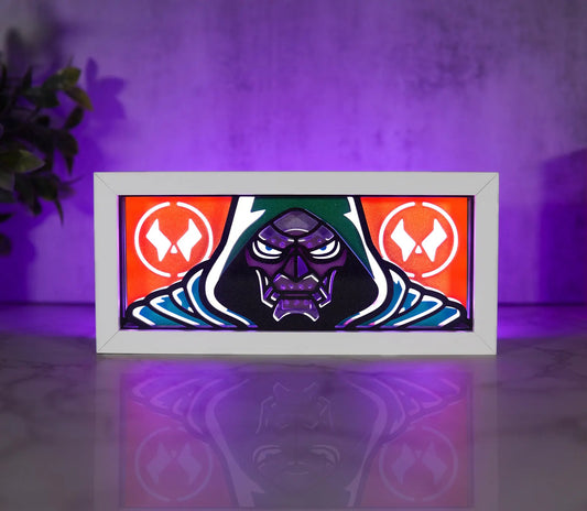 Dr. Doom - LED Night Light Box | Color Changing | USB Plug + Remote