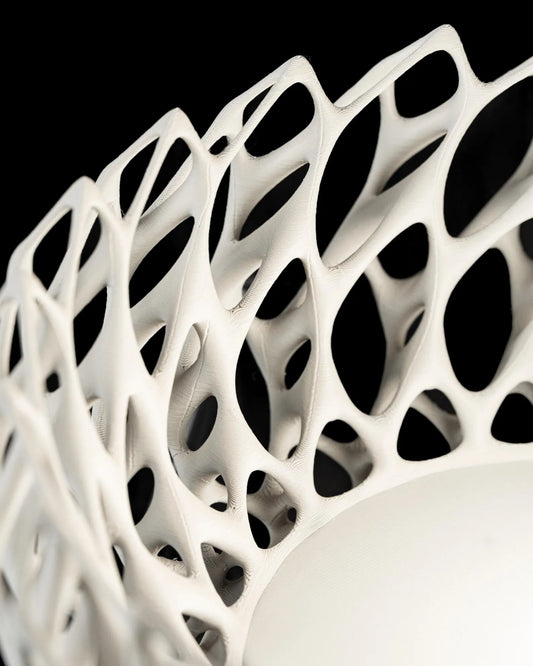 Lattice Flow 3D Printed Bowl