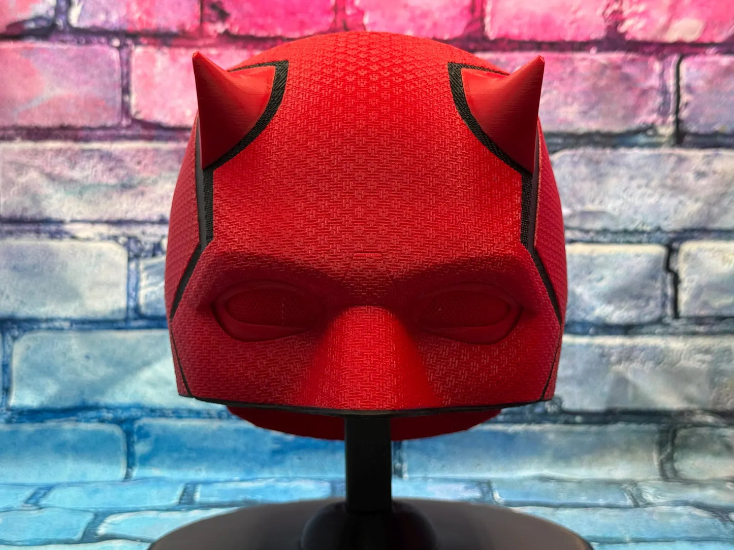 Daredevil Helmet – 3D Printed Mask (Matt Murdock Red Edition)