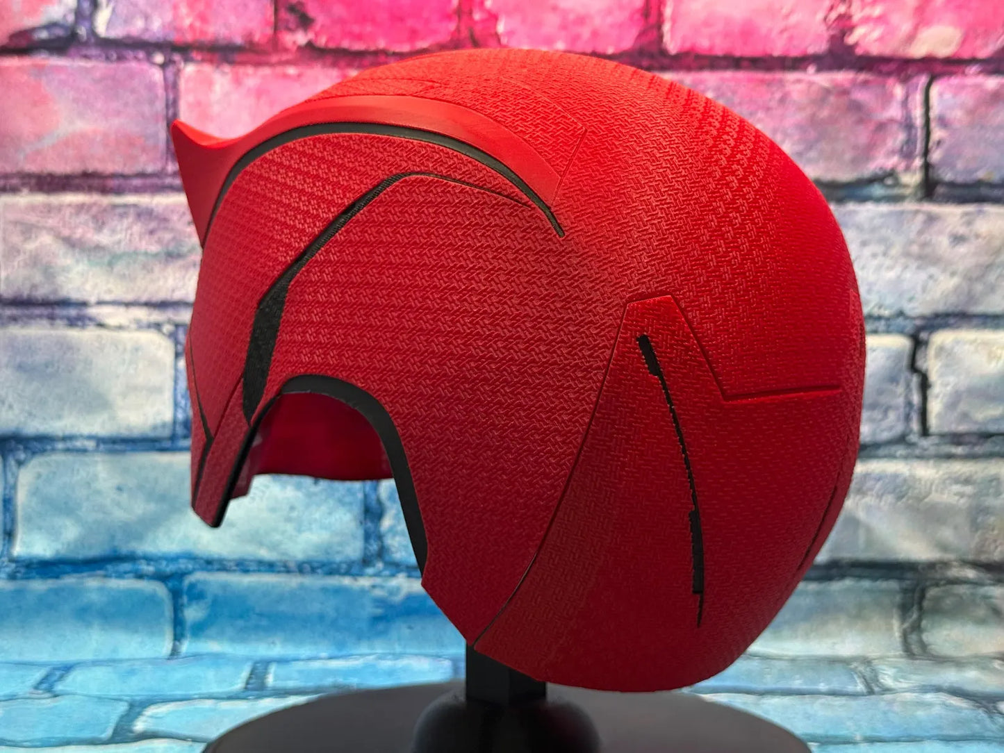 Daredevil Helmet – 3D Printed Mask (Matt Murdock Red Edition)