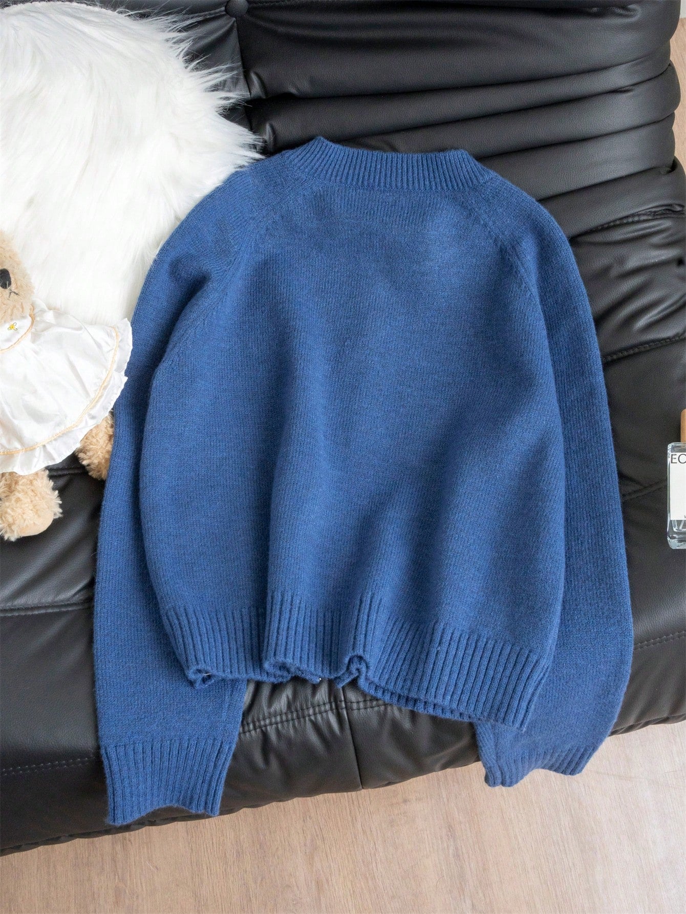 Warm Outerwear Two-Way Zipper Women's Sweater Cardigan Knit Coat, Autumn/Winter,Back To School,Christmas And New Year's Elegant And Casual Long-Sleeved Top