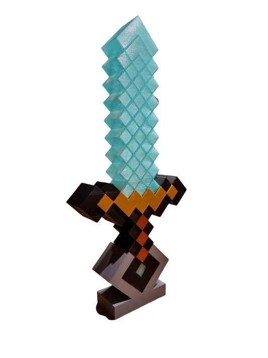 Magic Minecraft Sword (Sculpture / Lamp)