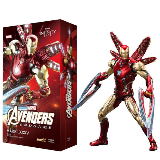 Iron Man Original Marvel 10th Anniversary Edition - Iron Man MK85 1.0 Not Glow 1/10 Action Figures 18cm 7in