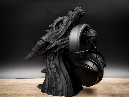 Name: Dragon Head Headphone Stand – Mythical Guardian