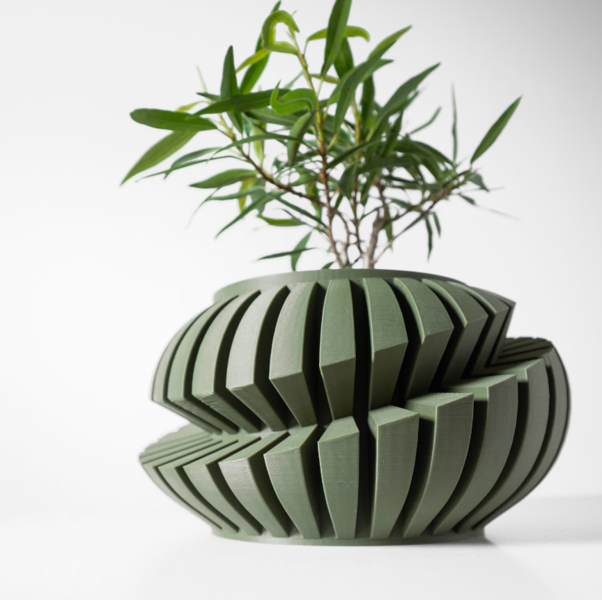 GeoTwist 3D Printed Planter