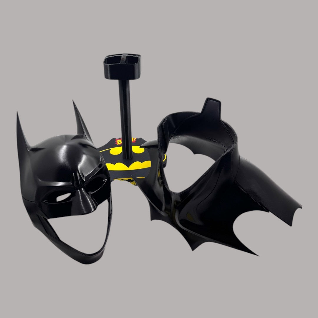 Batman 2023 Cowl Michael Keaton Mask with Neck and Stand