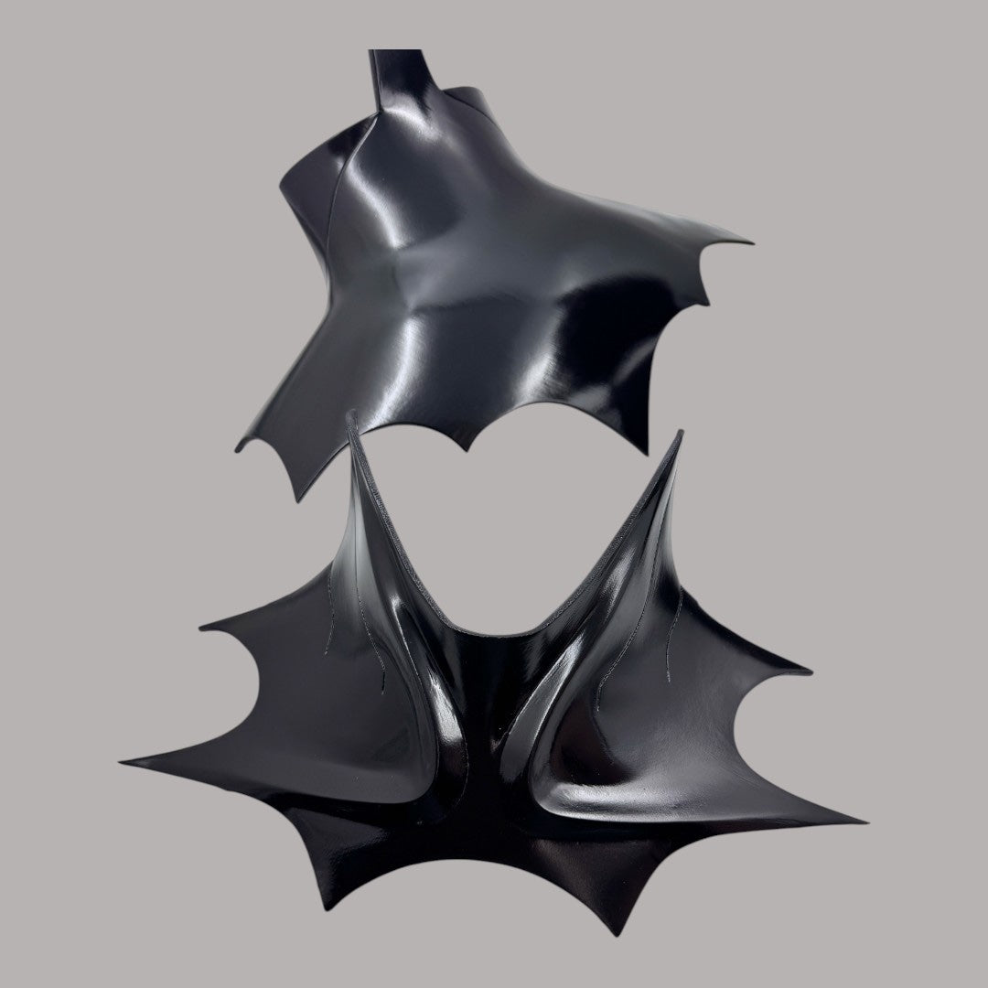 Batman 2023 Cowl Michael Keaton Mask with Neck and Stand