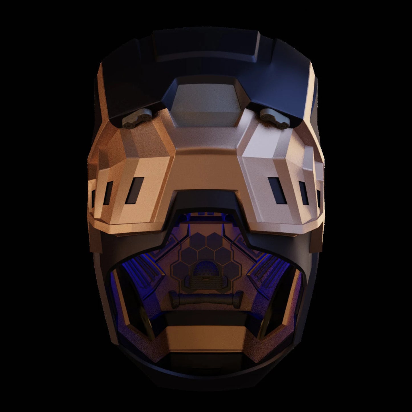 Iron Man MK39 "Starboost" 3D-Printed Helmet
