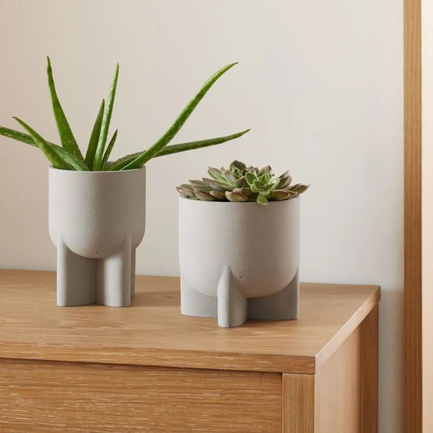 Abstract Figure Planter Set 3D Printed