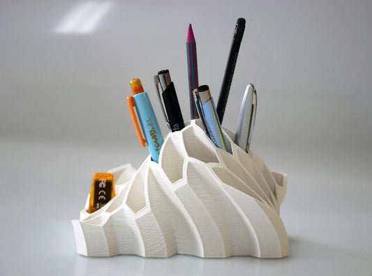 Modern 3D-Printed Geometric Pen Holder