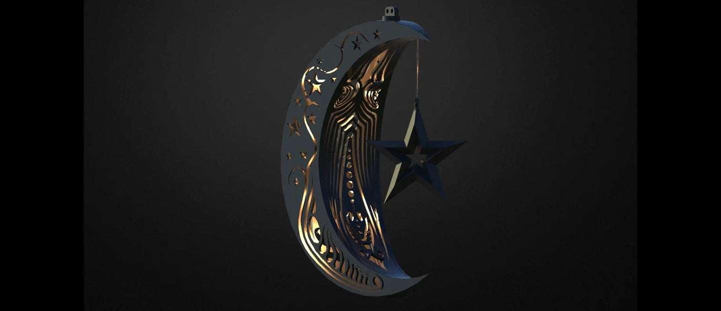 Lunar Elegance 3D Printed
