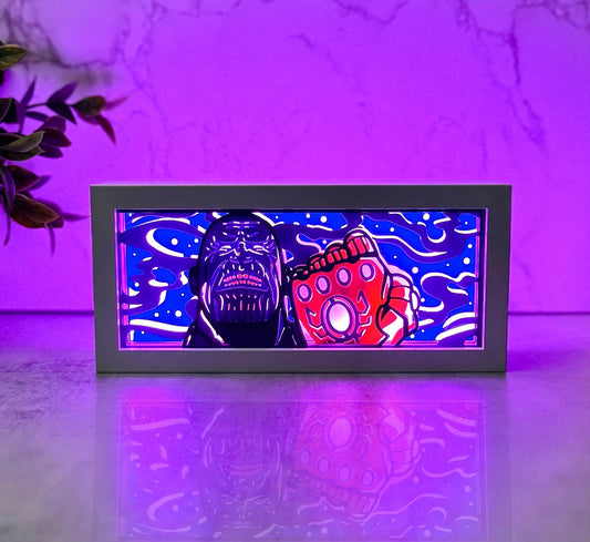 Thanos LED Night Light Box | Color Changing | USB Plug + Remote