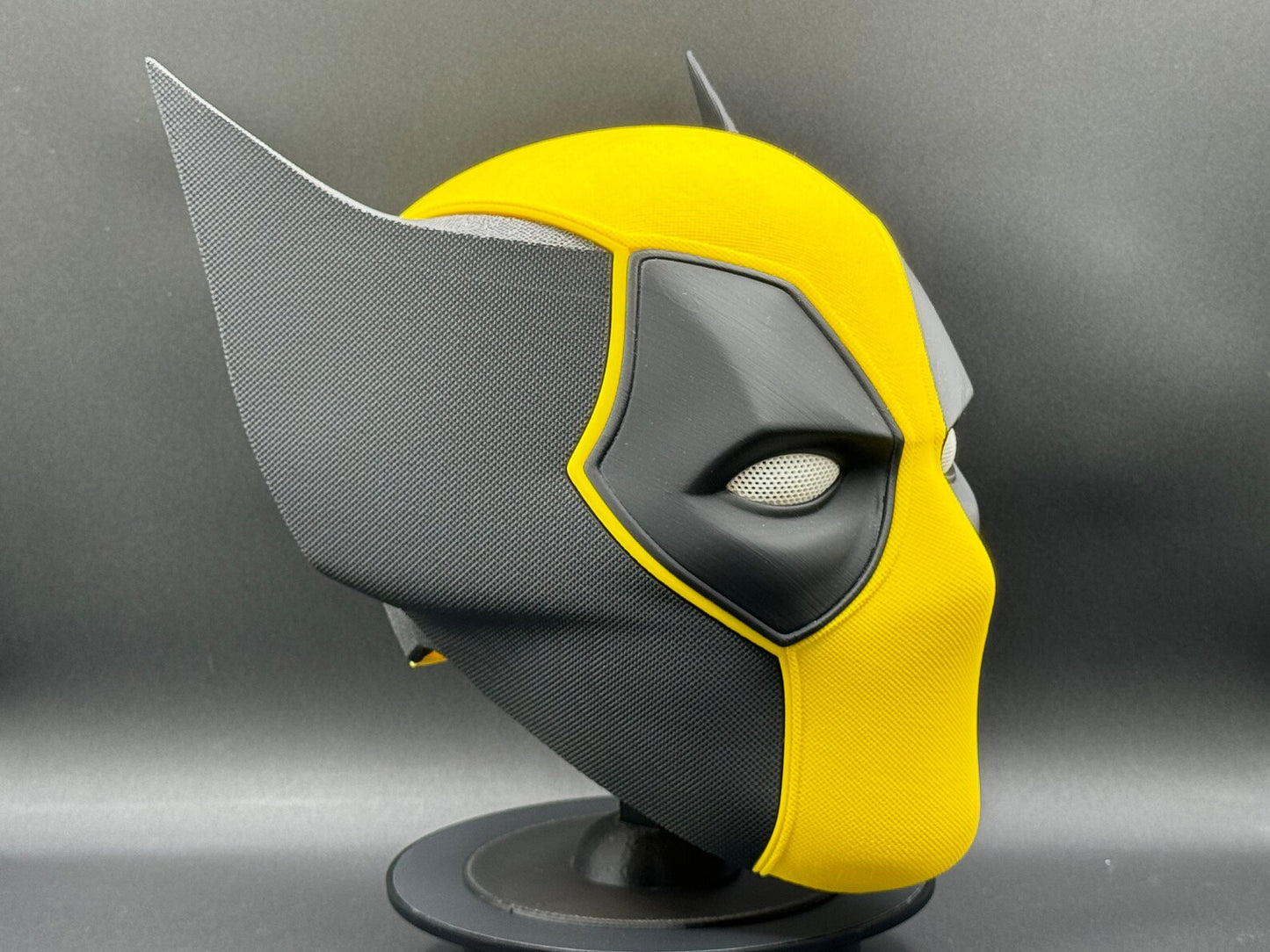 Poolverine Deadpool & Wolverine Mash-Up Mask 3D Printed
