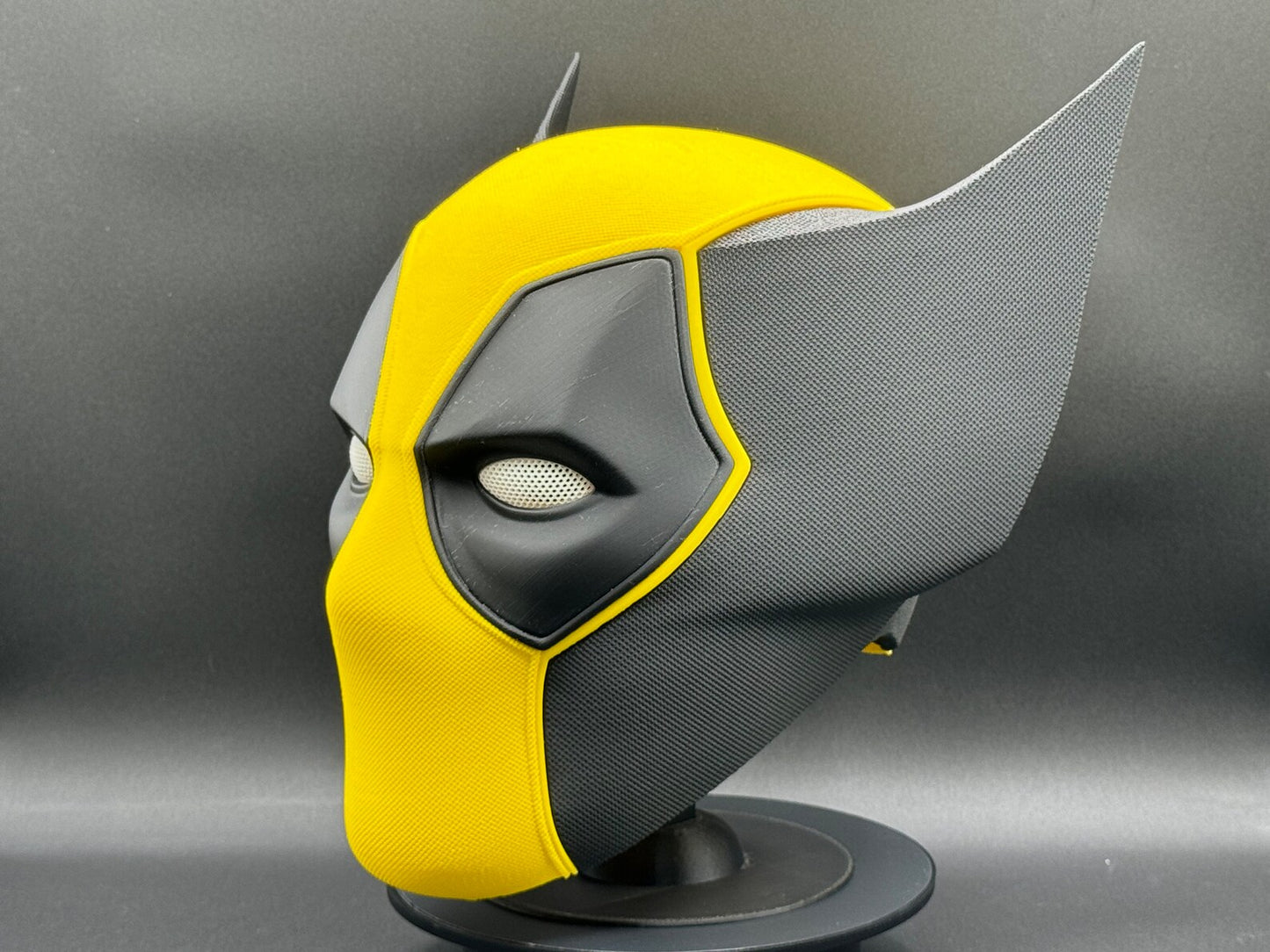 Poolverine Deadpool & Wolverine Mash-Up Mask 3D Printed
