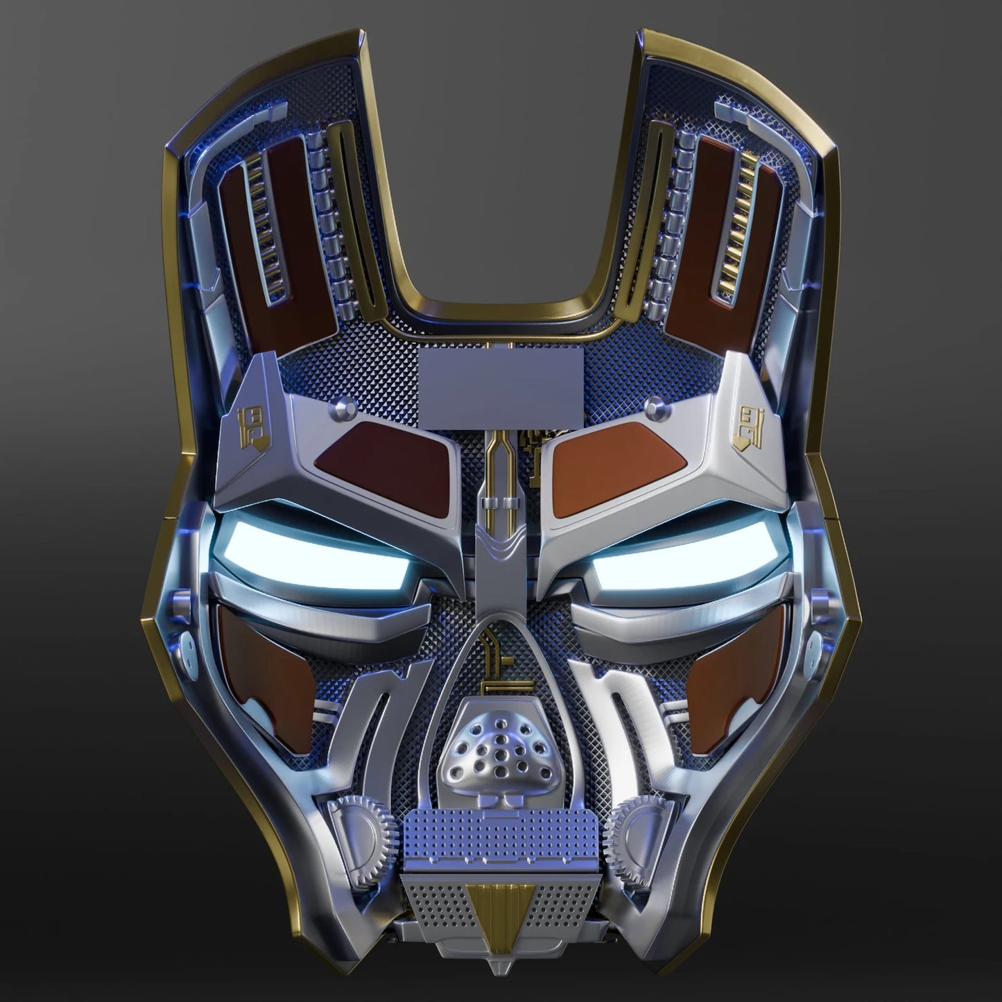 Iron Man MK5 3D-Printed Helmet