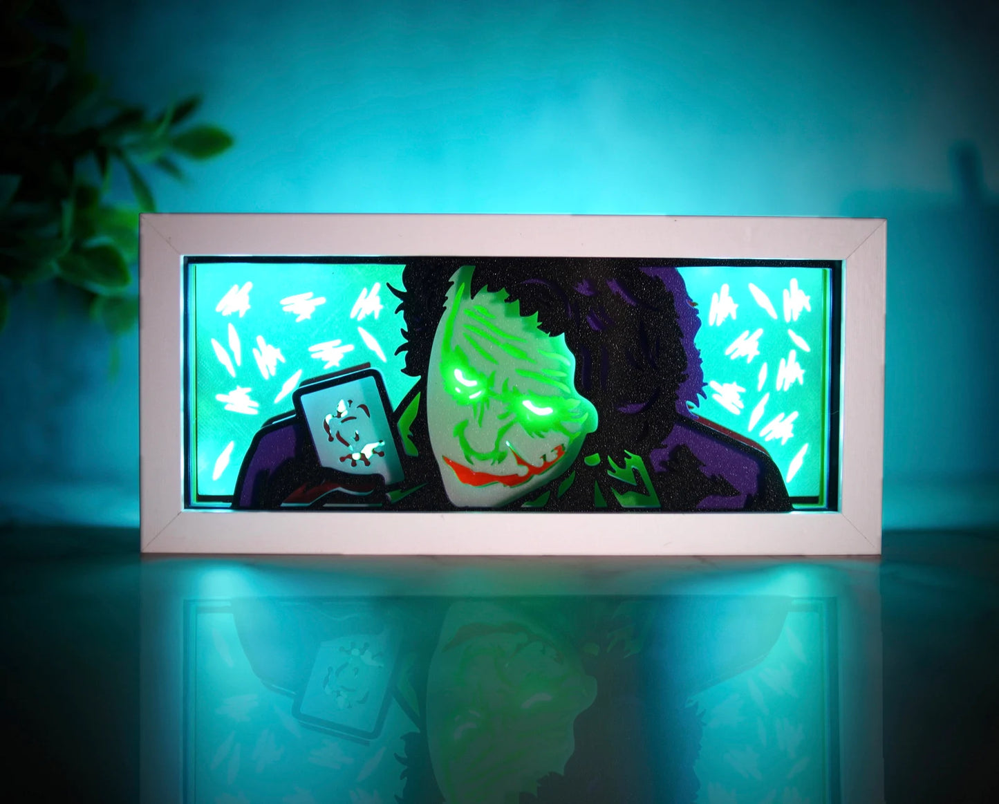 The Joker - LED Night Light Box | Color Changing | USB Plug + Remote