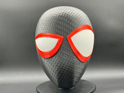 Animated Miles Morales Spiderman Mask 3D Printed