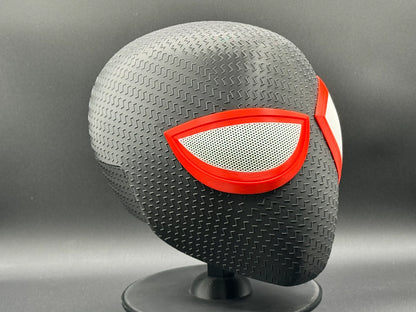 Animated Miles Morales Spiderman Mask 3D Printed