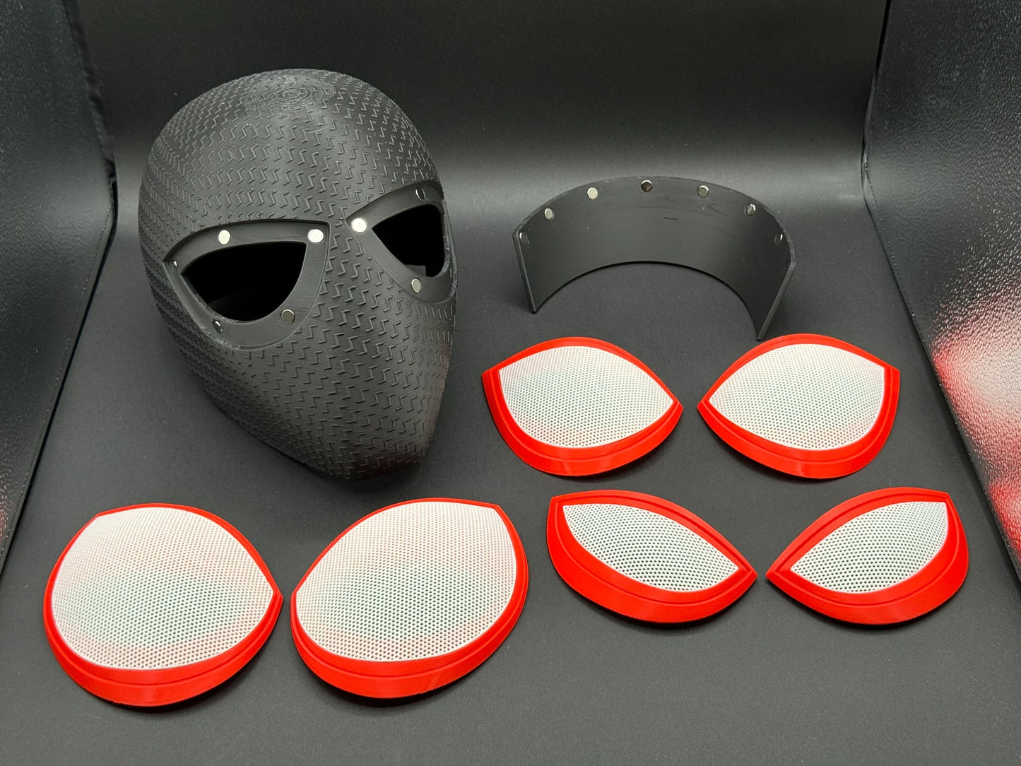 Animated Miles Morales Spiderman Mask 3D Printed