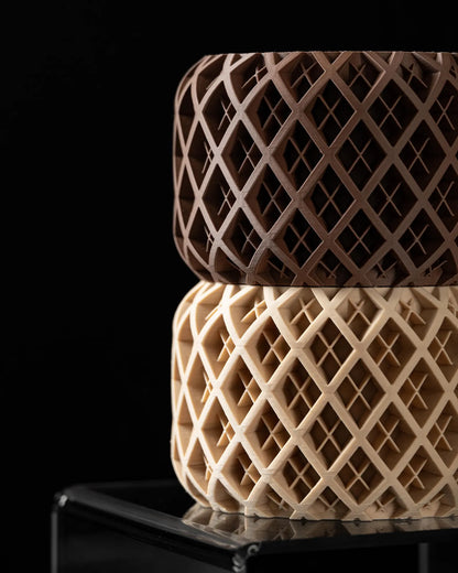 GeoGrid 3D-Printed Planter