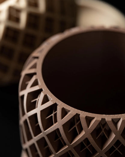 GeoGrid 3D-Printed Planter