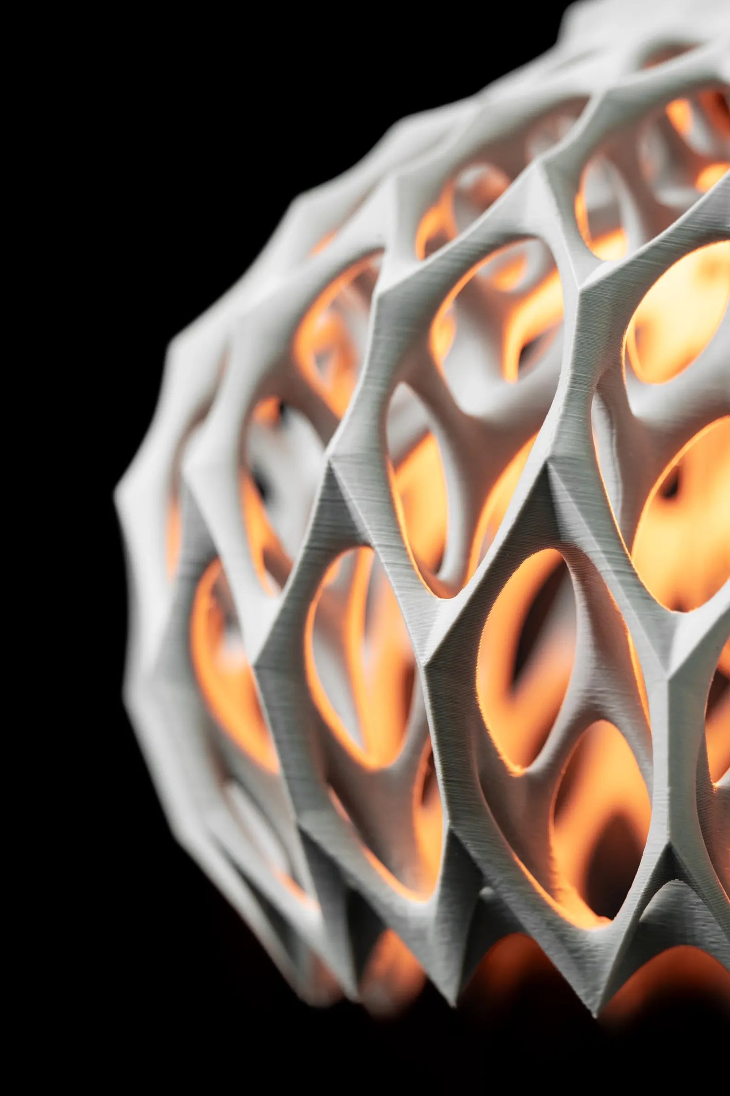 Organic Hive Pendant Light 3D-Printed
