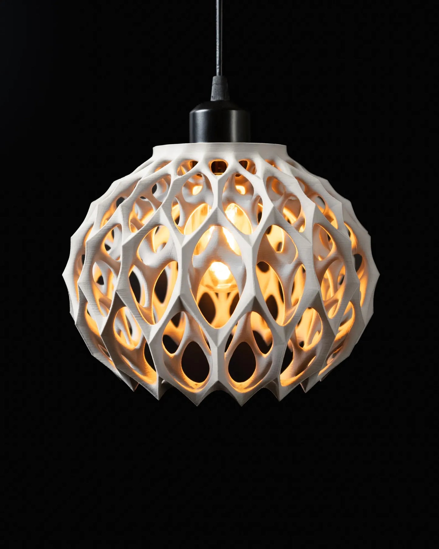 Organic Hive Pendant Light 3D-Printed