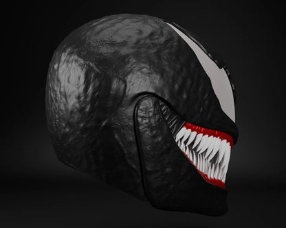 Venom-Inspired 3D Printed Spider-Man Mask