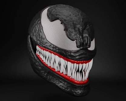 Venom-Inspired 3D Printed Spider-Man Mask
